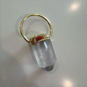 Parker Thatch clear Crystal charm